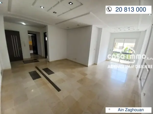 A louer Coquet appartement S+2 à Ain zaghouen