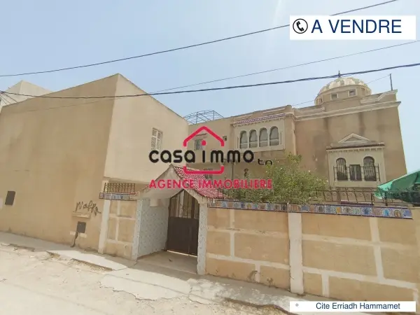 Vente villa de charme à Hammamet cité riadh