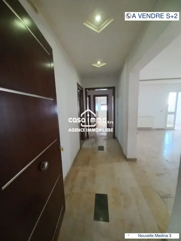 A VENDRE COQUET APPARTEMENT S+2 A NOUVELLE MÉDINA