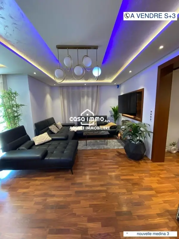 VENTE COQUET APPARTEMENT S+3 A MÉDINA JADIDA 3