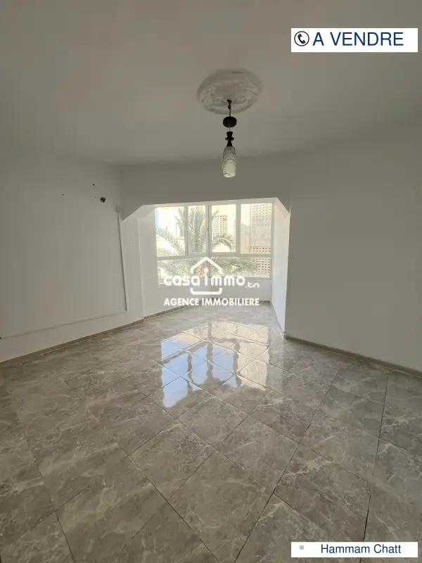 A Vendre appartement S+3 rénové à Hammam Chatt