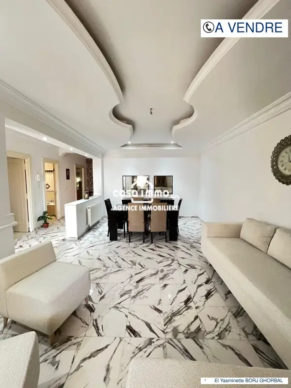A VENDRE ETAGE DE VILLA S+3 A BORJ GHORBAL