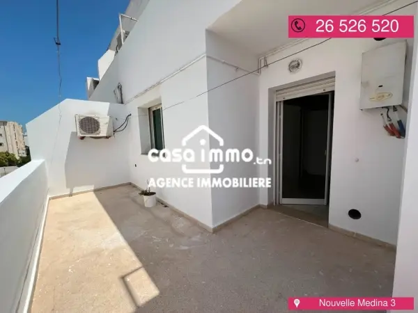 A louer s+2 à nouvelle medina 3