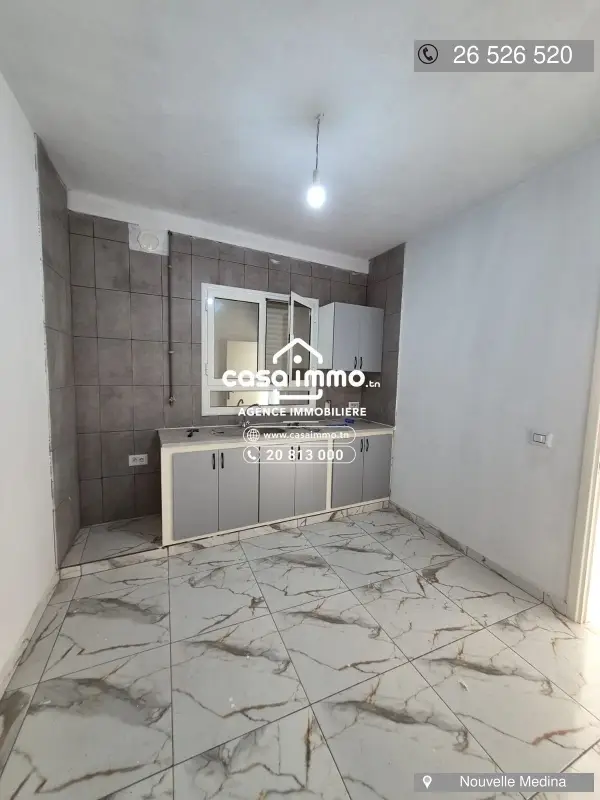 A LOUER S+2 DANS UNE RESIDENCE PRIVÉE A MEDINA JADIDA 3