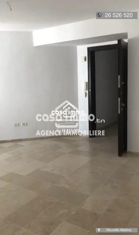 A louer bureu s+2 à nouvelle medina